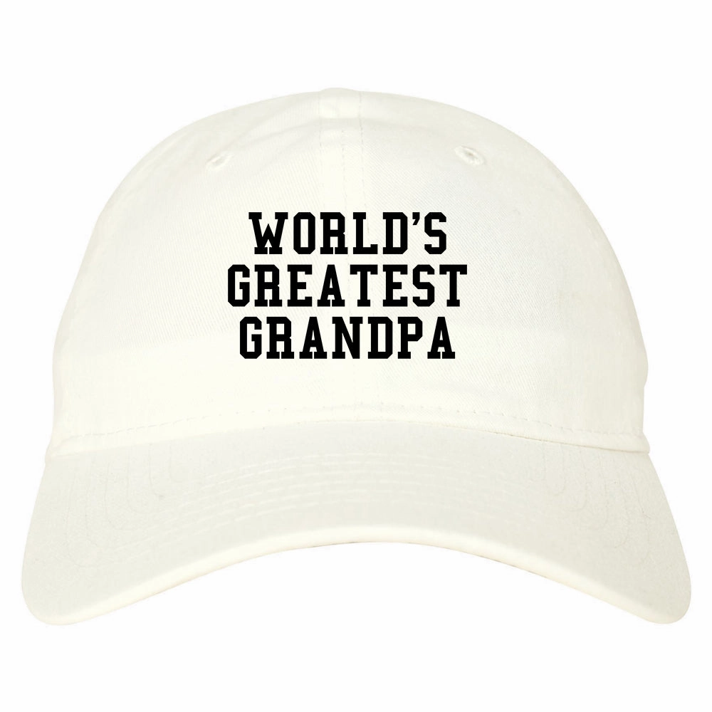 Worlds Greatest Grandpa Fathers Day Mens Dad Hat