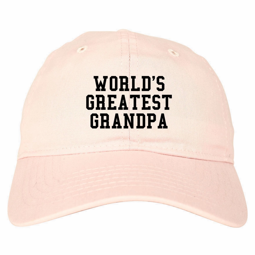 Worlds Greatest Grandpa Fathers Day Mens Dad Hat