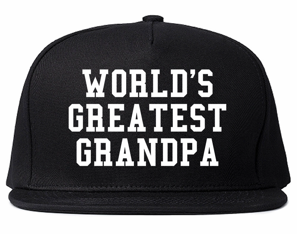 Worlds Greatest Grandpa Fathers Day Mens Snapback Hat