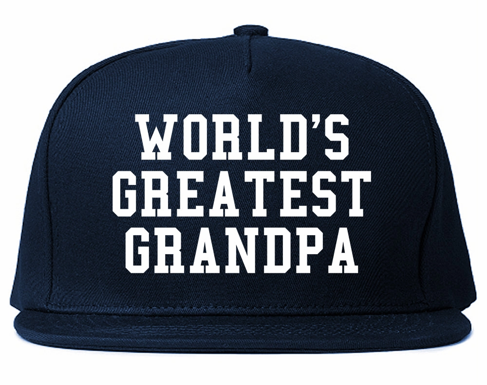 Worlds Greatest Grandpa Fathers Day Mens Snapback Hat