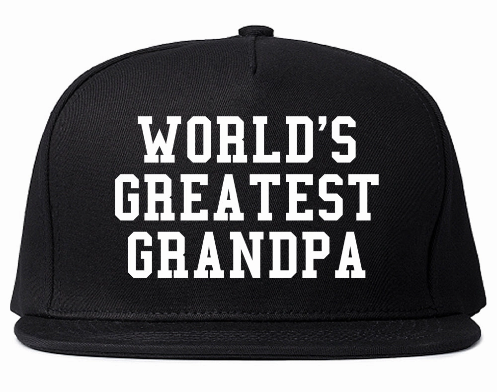 Worlds Greatest Grandpa Fathers Day Mens Snapback Hat
