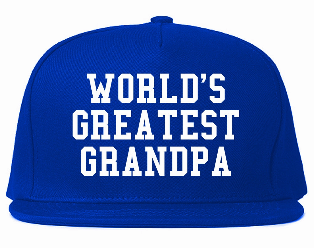 Worlds Greatest Grandpa Fathers Day Mens Snapback Hat