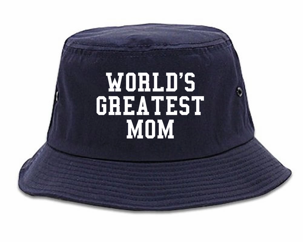 Worlds Greatest Mom Mothers Day Mens Bucket Hat
