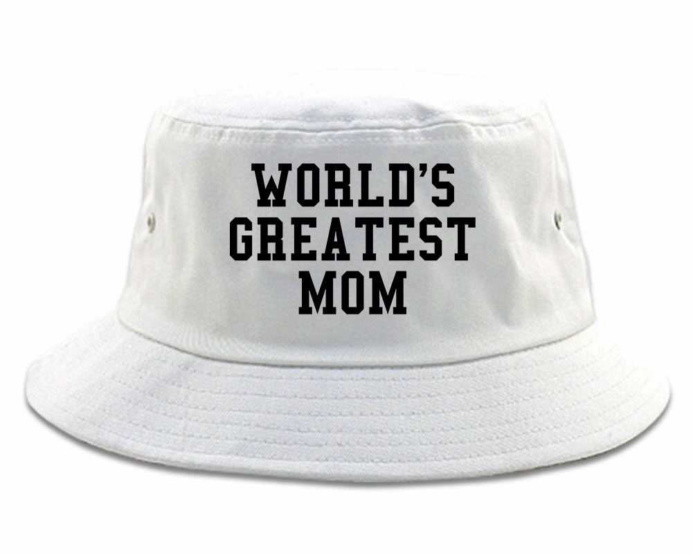 Worlds Greatest Mom Mothers Day Mens Bucket Hat