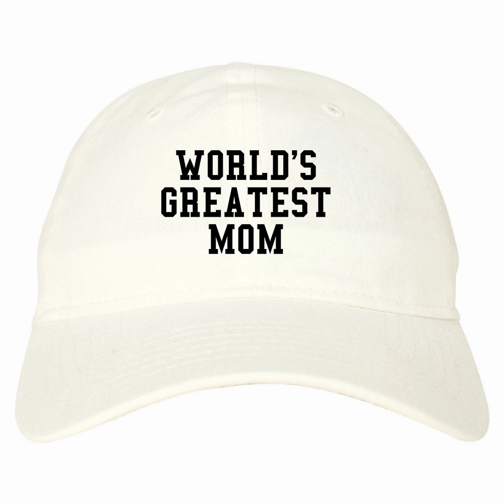 Worlds Greatest Mom Mothers Day Mens Dad Hat
