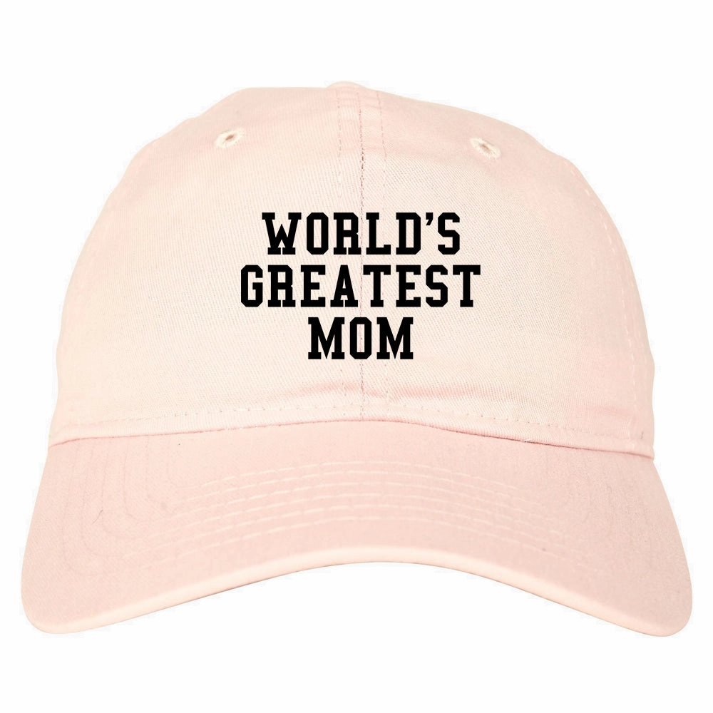 Worlds Greatest Mom Mothers Day Mens Dad Hat