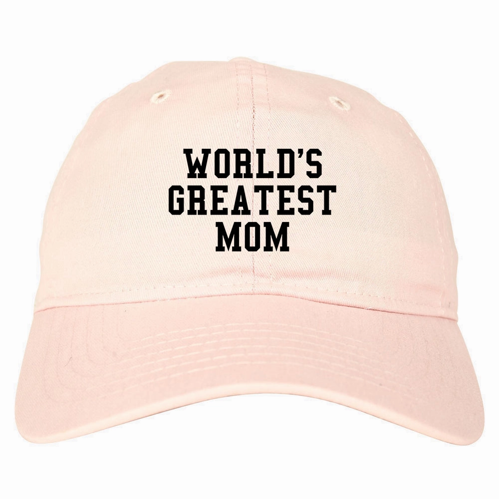 Worlds Greatest Mom Mothers Day Mens Dad Hat