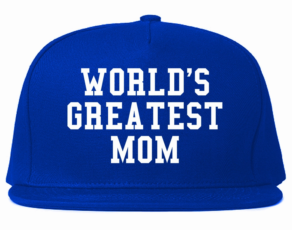 Worlds Greatest Mom Mothers Day Mens Snapback Hat