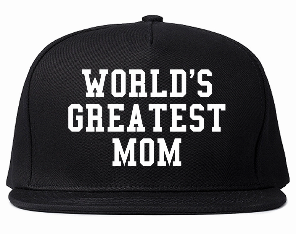 Worlds Greatest Mom Mothers Day Mens Snapback Hat