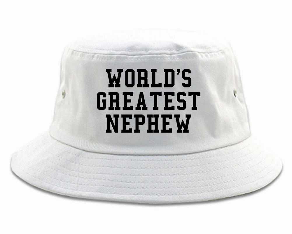 Worlds Greatest Nephew Birthday Gift Mens Bucket Hat