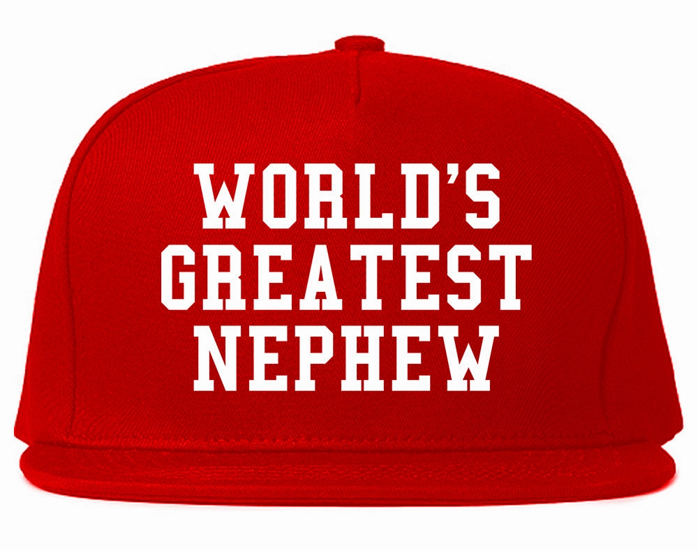 Worlds Greatest Nephew Birthday Gift Mens Snapback Hat