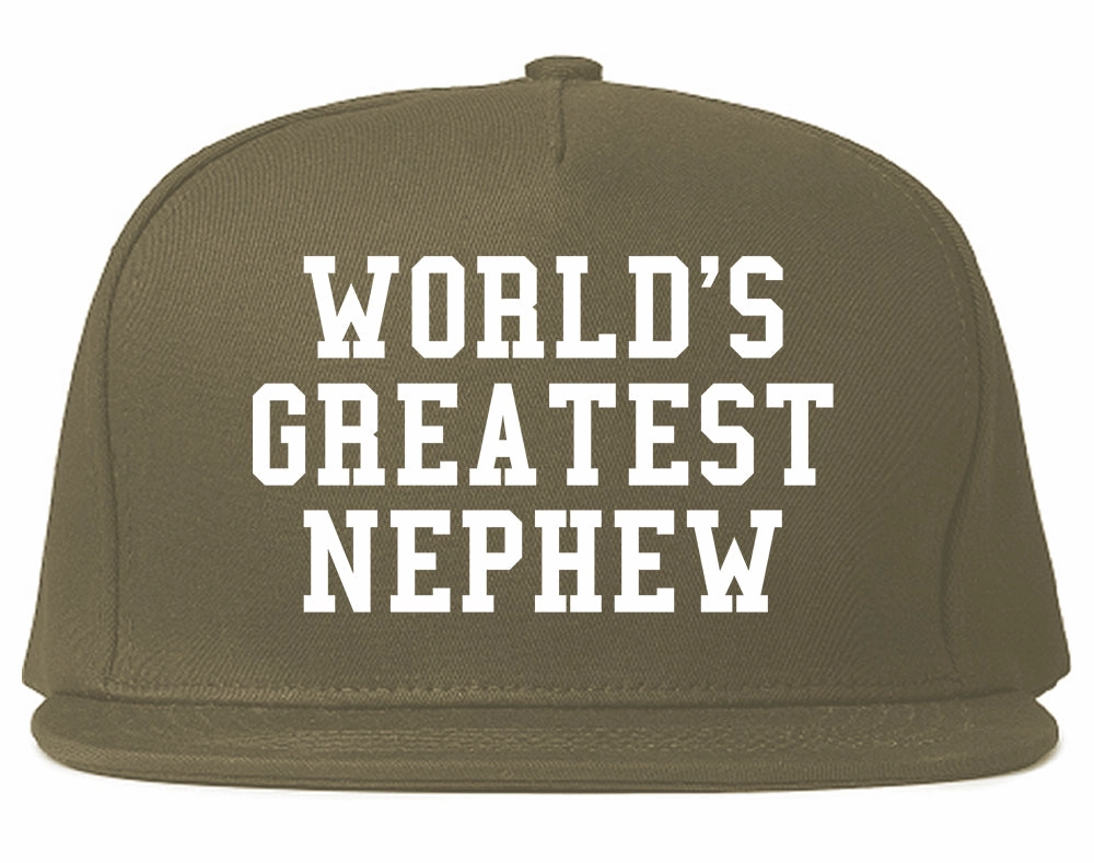 Worlds Greatest Nephew Birthday Gift Mens Snapback Hat