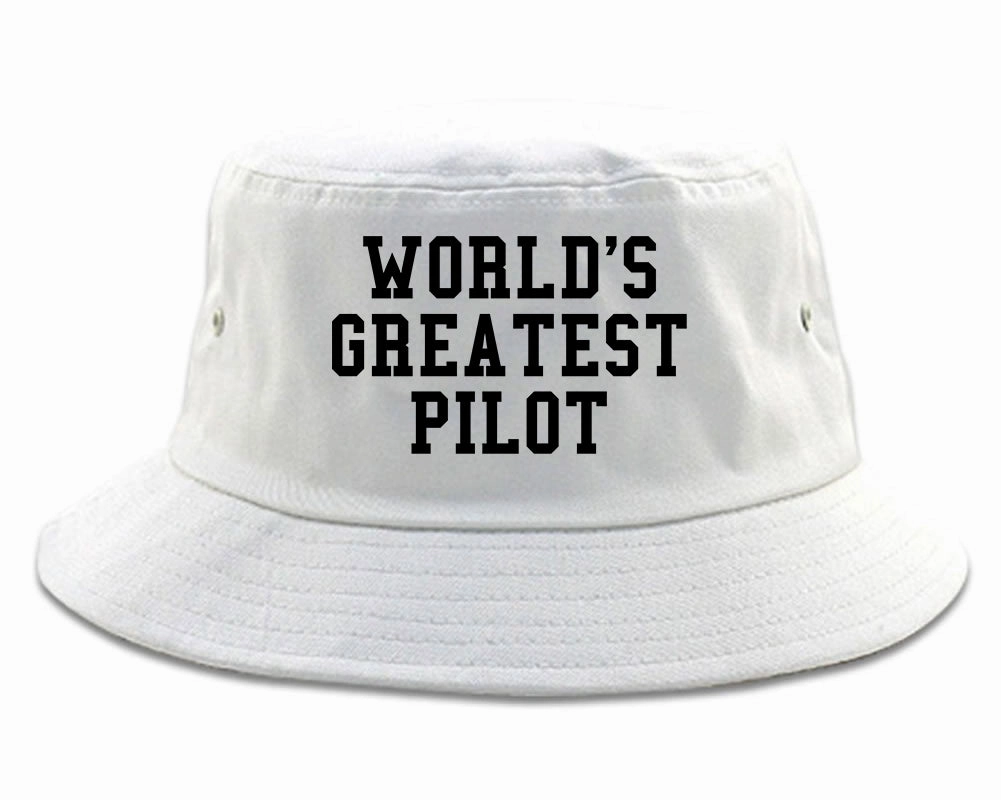 Worlds Greatest Pilot Mens Bucket Hat