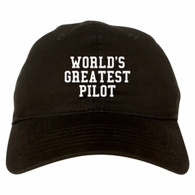 Worlds Greatest Pilot Mens Dad Hat