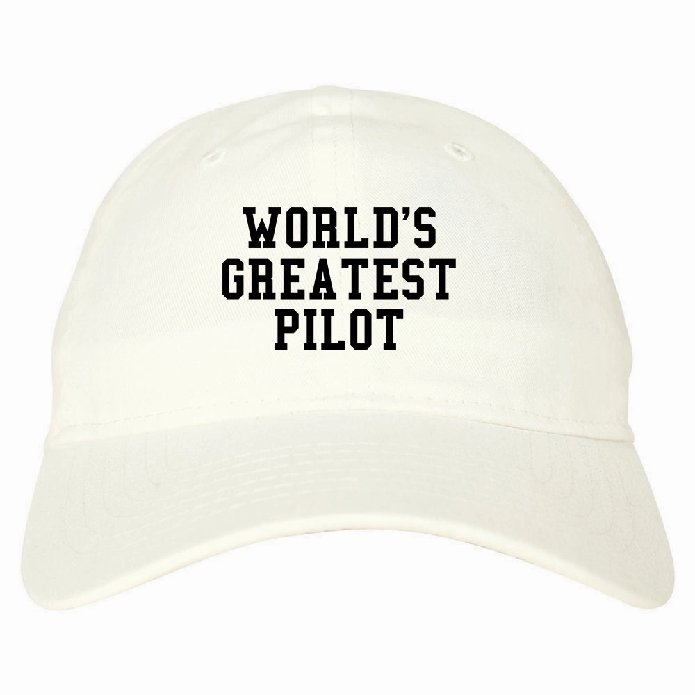Worlds Greatest Pilot Mens Dad Hat