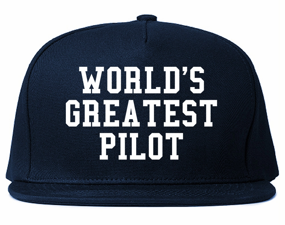 Worlds Greatest Pilot Mens Snapback Hat