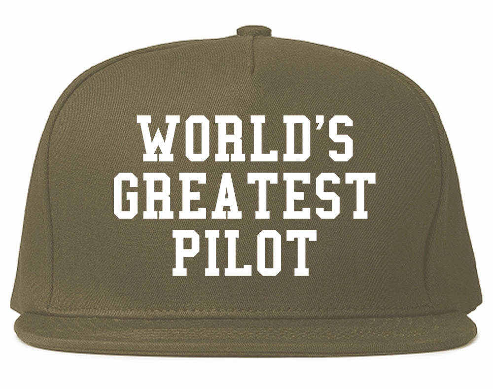 Worlds Greatest Pilot Mens Snapback Hat