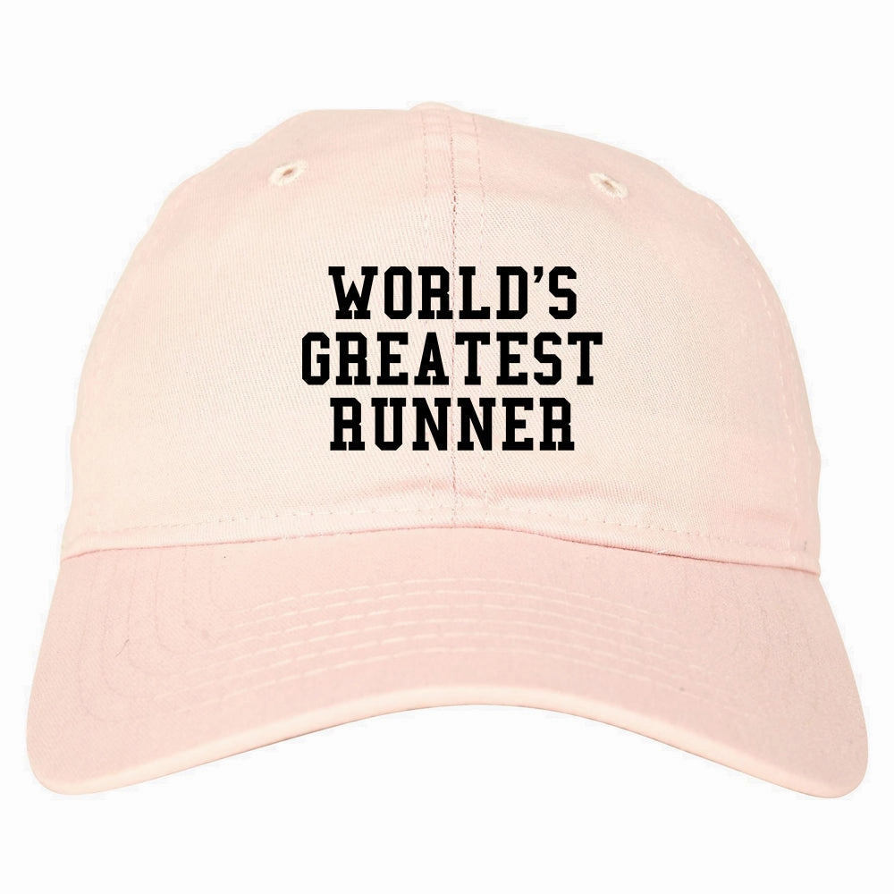 Worlds Greatest Runner Funny Fitness Mens Dad Hat