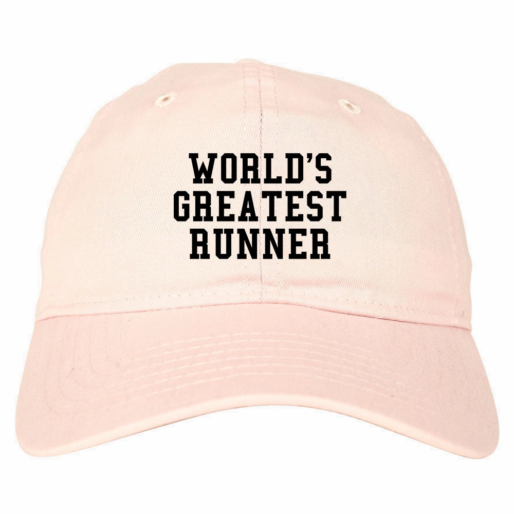 Worlds Greatest Runner Funny Fitness Mens Dad Hat