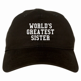 Worlds Greatest Sister Birthday Gift Mens Dad Hat