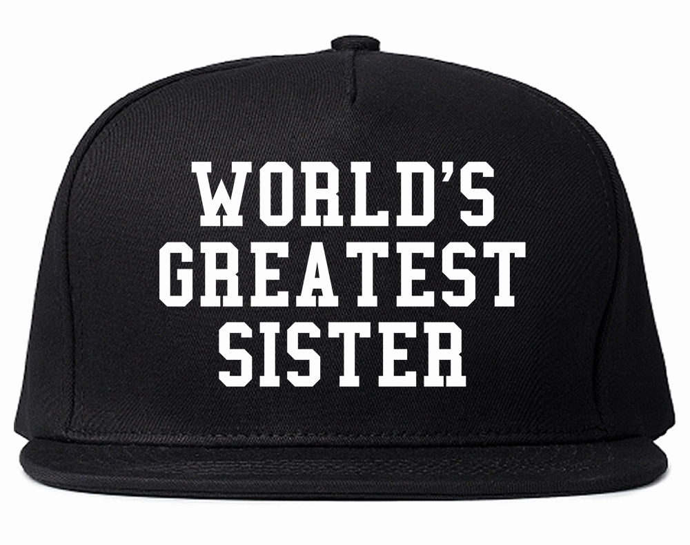 Worlds Greatest Sister Birthday Gift Mens Snapback Hat