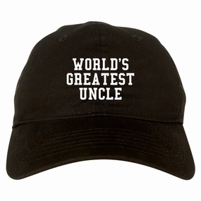 Worlds Greatest Uncle Birthday Gift Mens Dad Hat