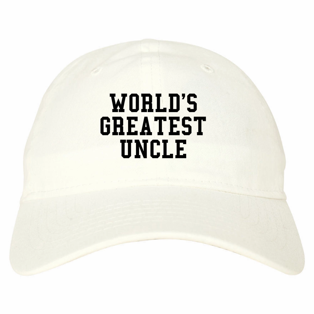 Worlds Greatest Uncle Birthday Gift Mens Dad Hat