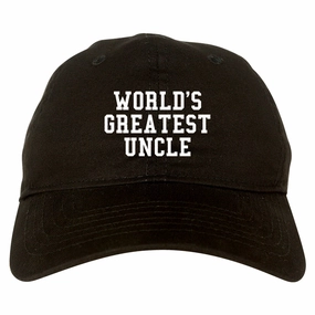 Worlds Greatest Uncle Birthday Gift Mens Dad Hat