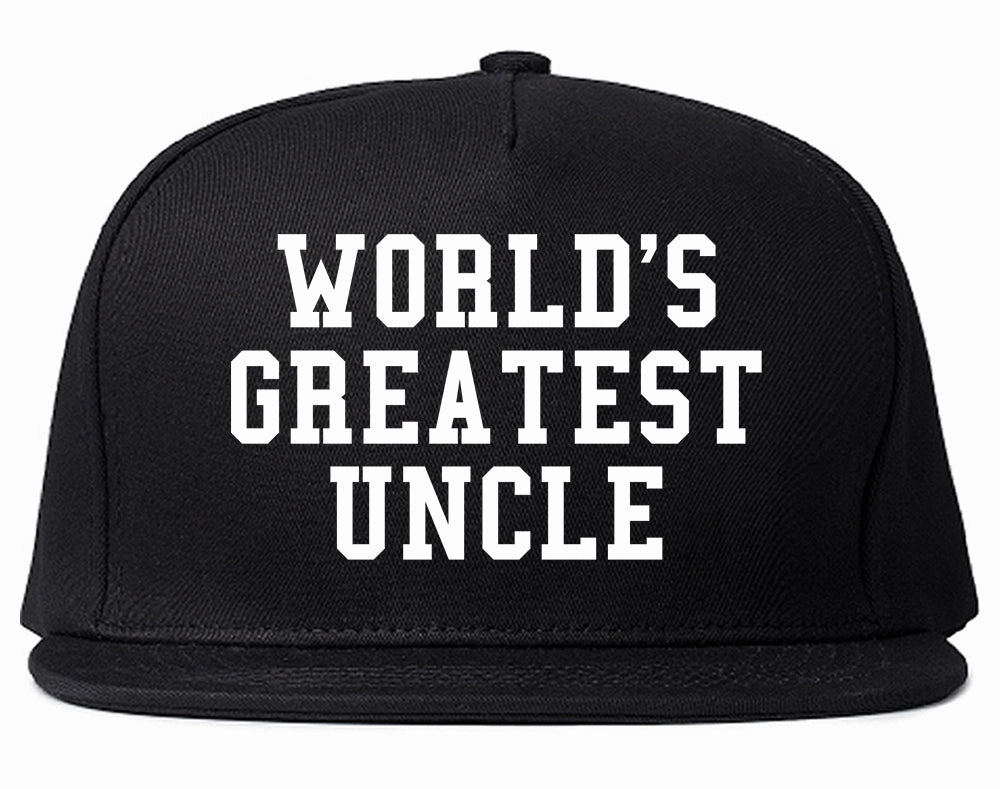 Worlds Greatest Uncle Birthday Gift Mens Snapback Hat