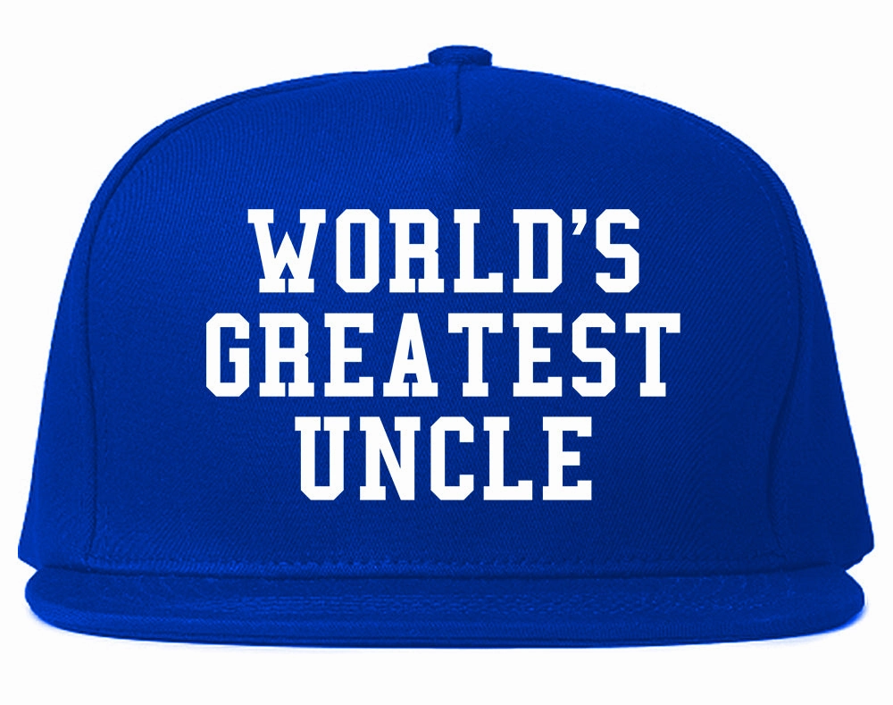Worlds Greatest Uncle Birthday Gift Mens Snapback Hat