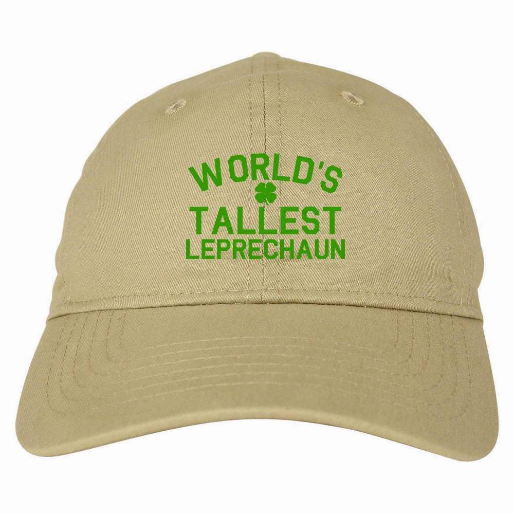 Worlds Tallest Leprechaun Funny St Patricks Day Mens Dad Hat