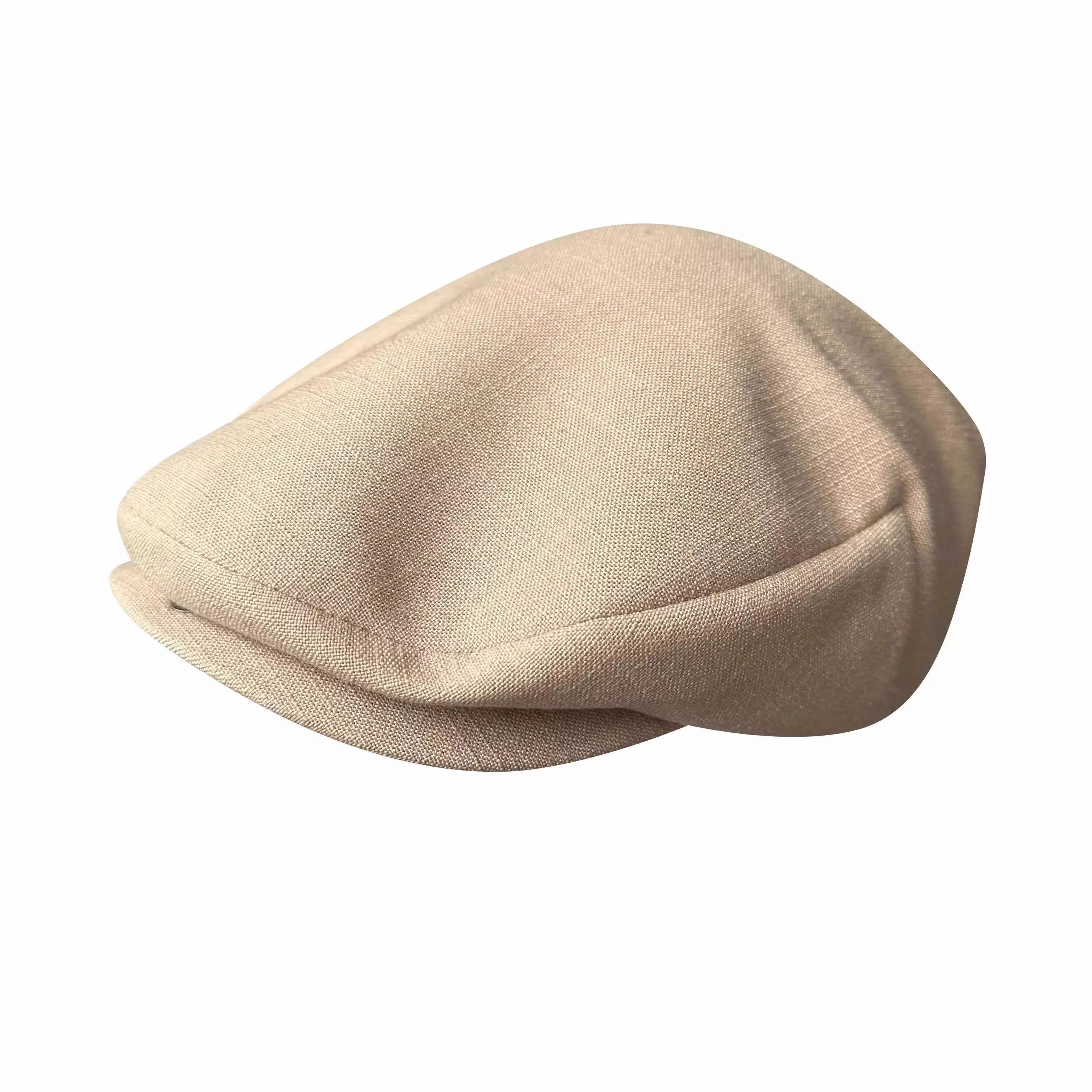 Wright Vintage Linen Flat Cap