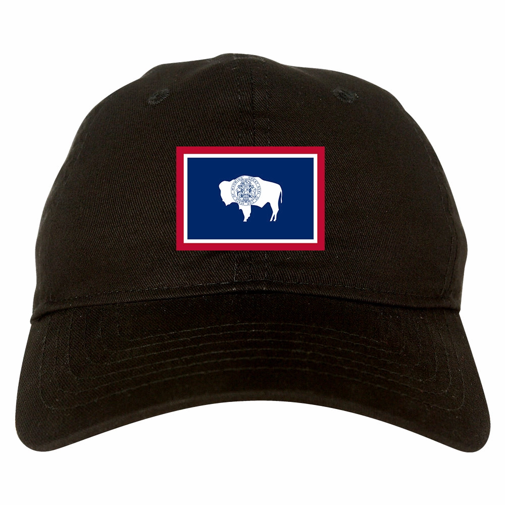 Wyoming State Flag WY Chest Mens Dad Hat