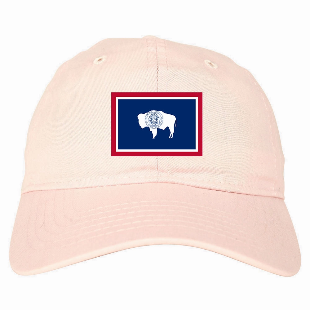 Wyoming State Flag WY Chest Mens Dad Hat