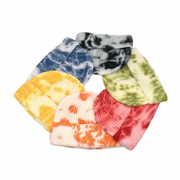 WZCX Tie Dye Cotton Beanie