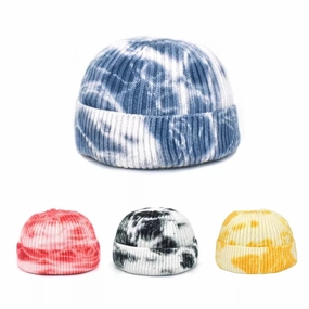 WZCX Tie Dye Cotton Beanie