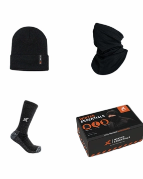 Xpert Winter Essentials Set Socks Hat & Snood