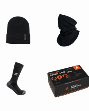 Xpert Winter Essentials Set Socks Hat & Snood