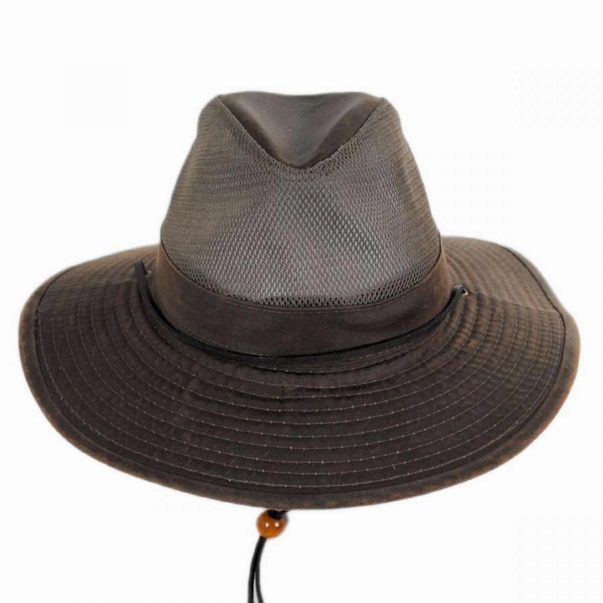 Yargo Weathered Cotton Mesh Blend Aussie Fedora Hat