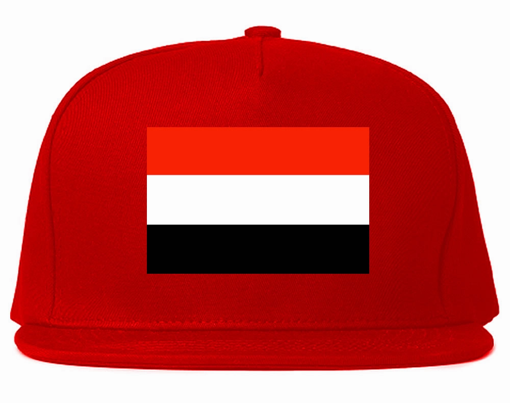 Yemen Flag Country Printed Snapback Hat Cap