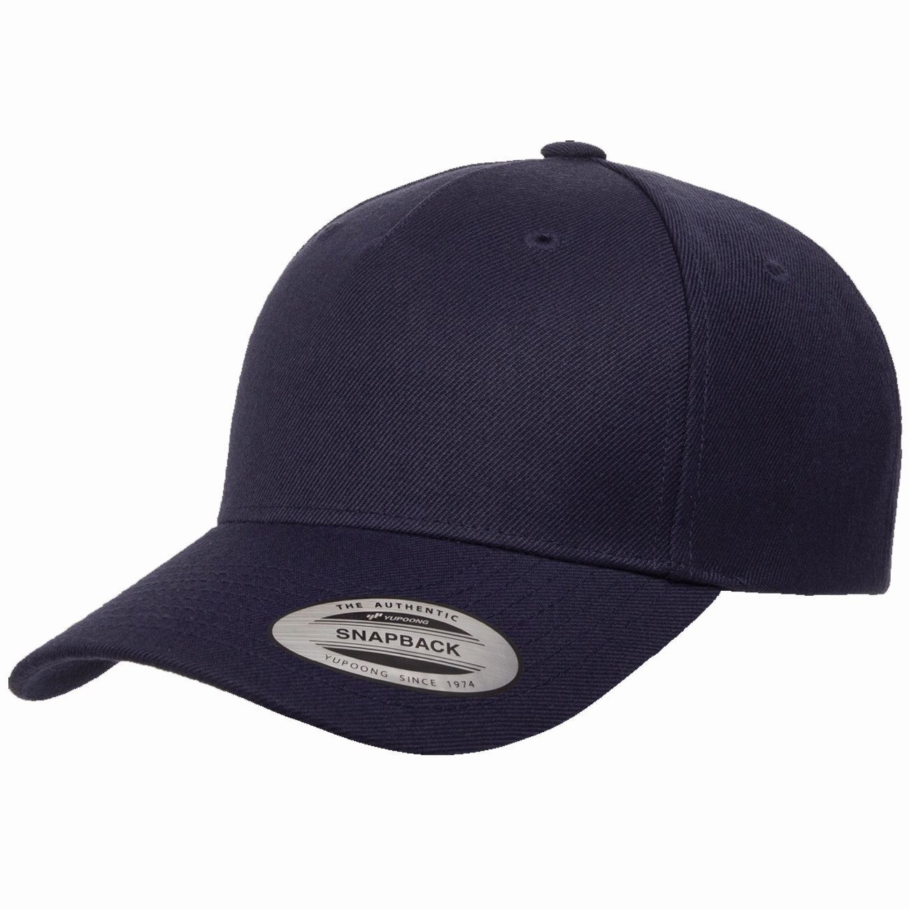 Yupoong Classics 5-Panel Premium Curved Visor Snapback