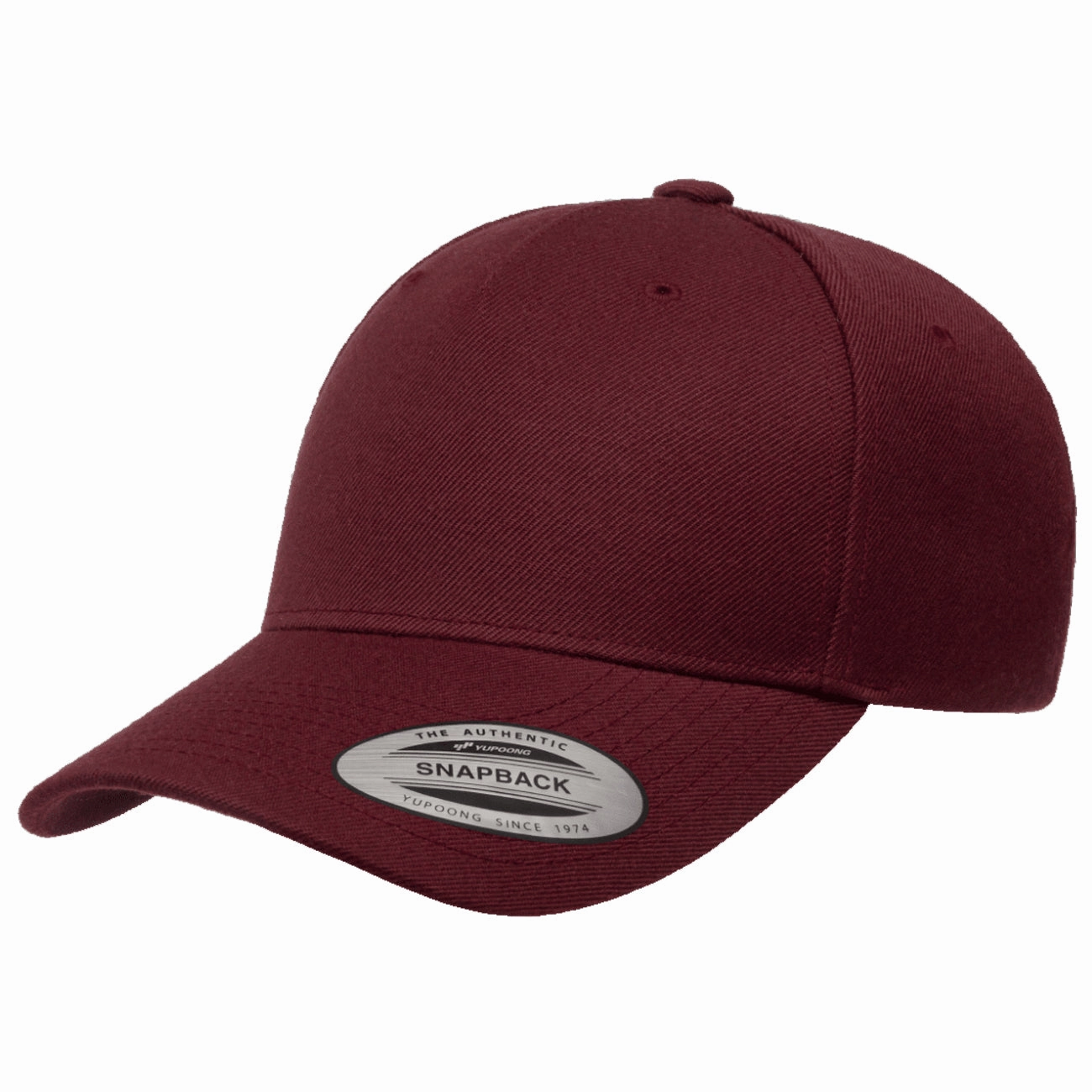 Yupoong Classics 5-Panel Premium Curved Visor Snapback