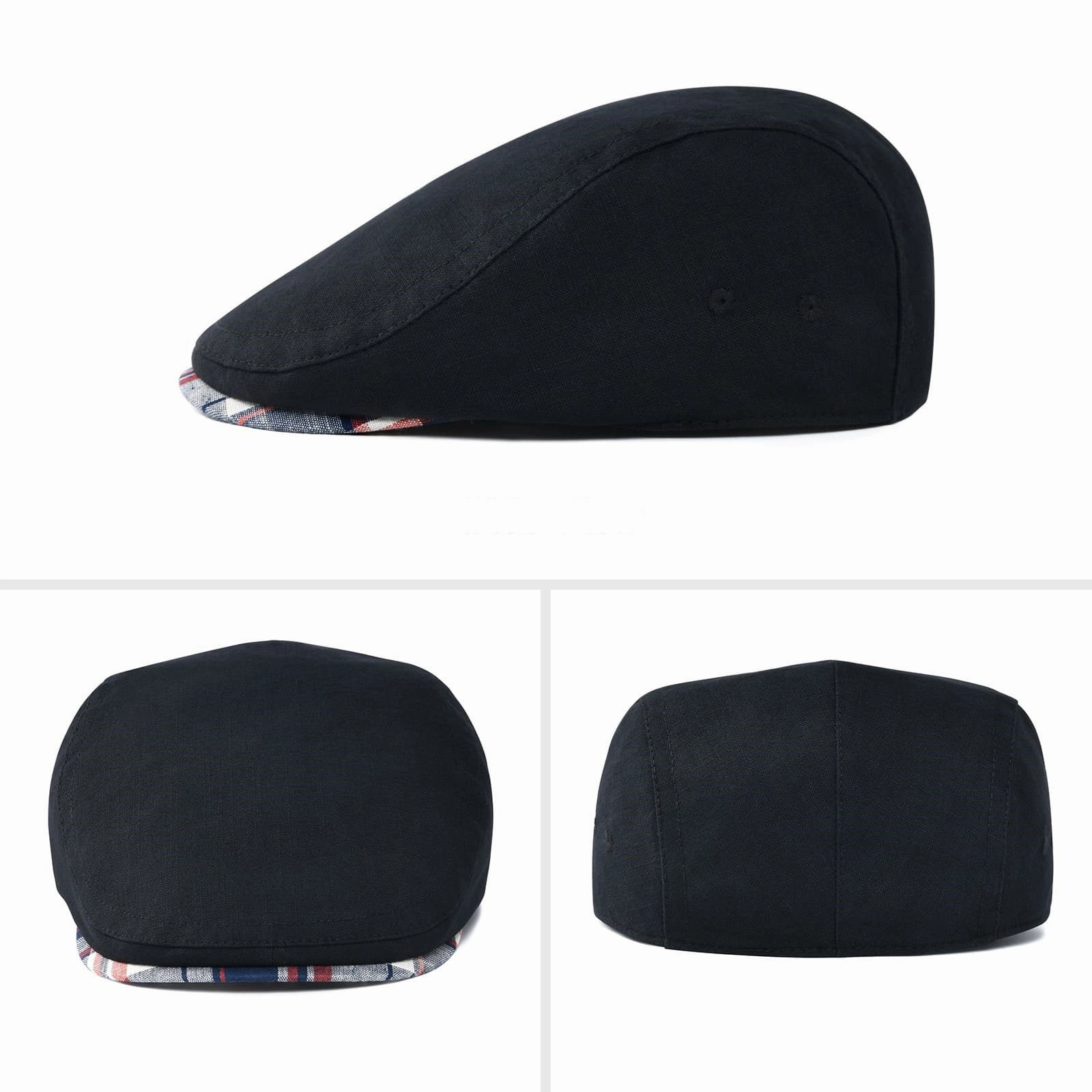Yvoire Soft Linen Flat Cap