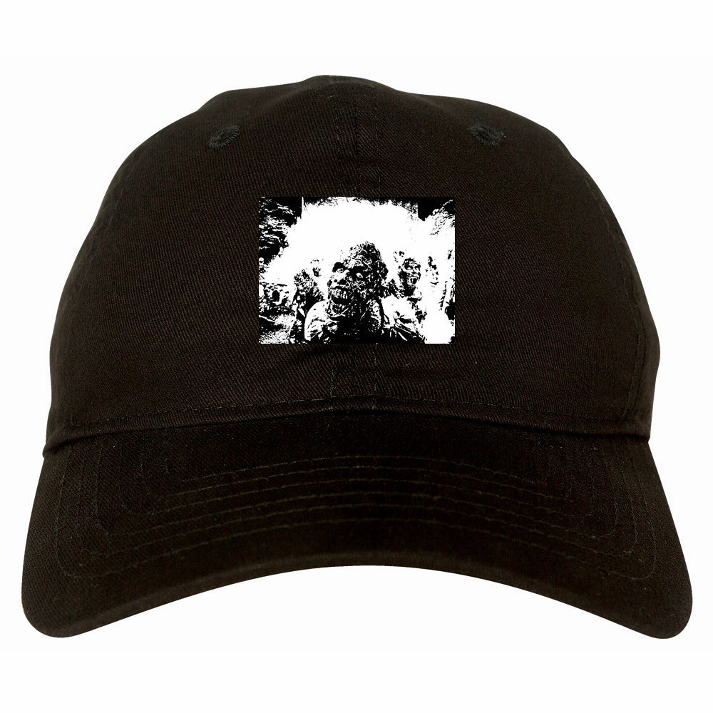 Zombie Portrait Attack Halloween Dad Hat