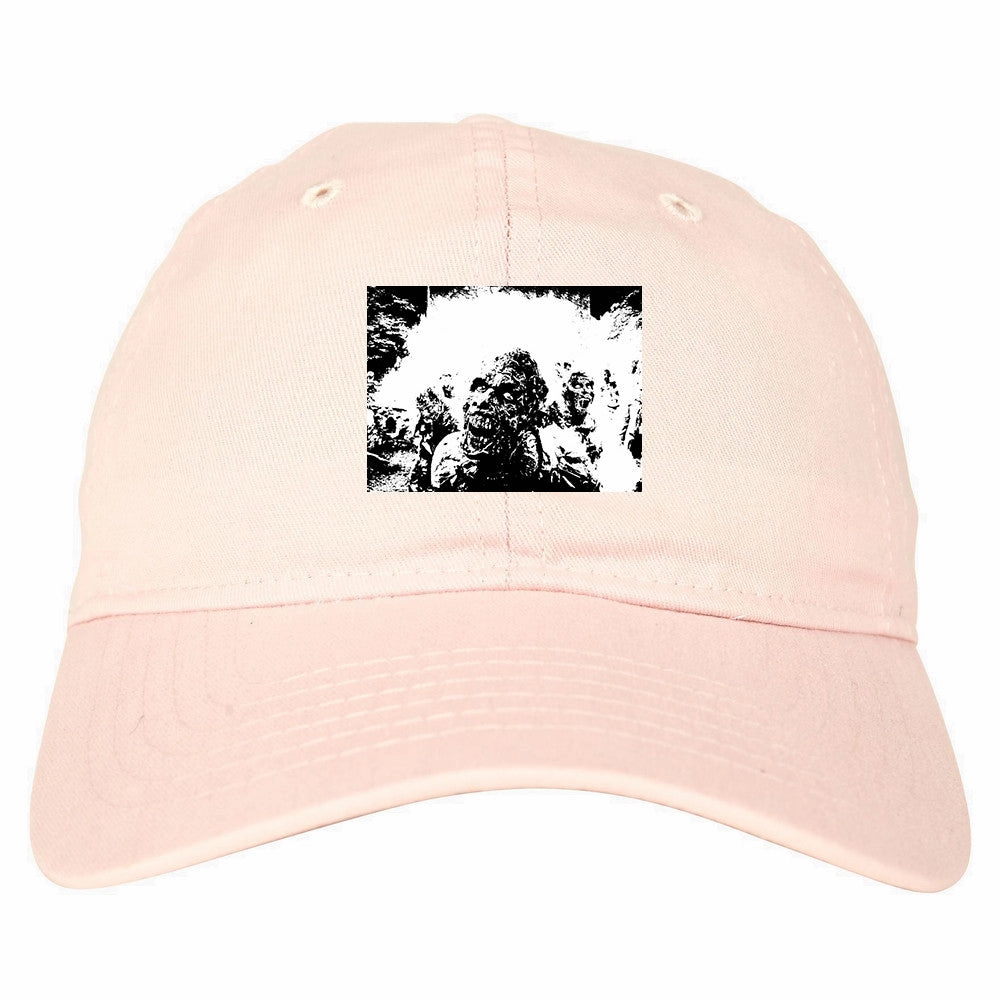 Zombie Portrait Attack Halloween Dad Hat