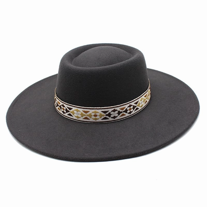 Zurich Wide Brimmed Porkpie Hat