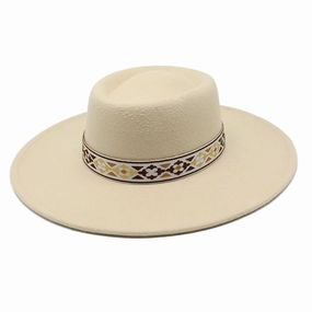 Zurich Wide Brimmed Porkpie Hat