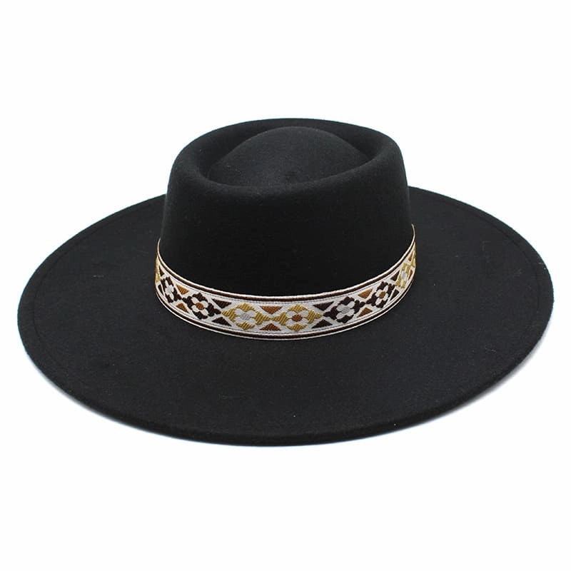 Zurich Wide Brimmed Porkpie Hat