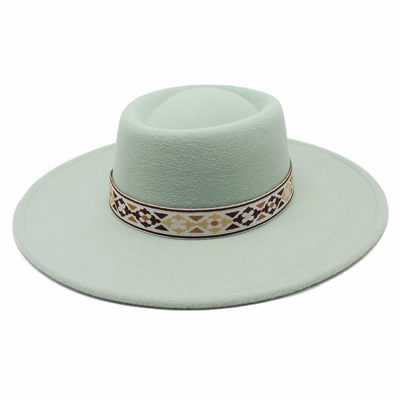 Zurich Wide Brimmed Porkpie Hat