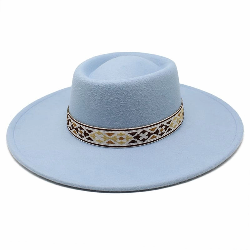 Zurich Wide Brimmed Porkpie Hat
